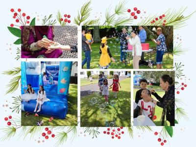 Christmas celebration for former refugees