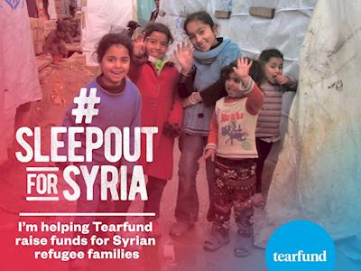 We're Sleeping out for Syria with Tearfund