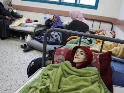 Palestinian children refuge