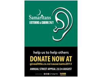 Samaritans of Wellington Appeal 2013