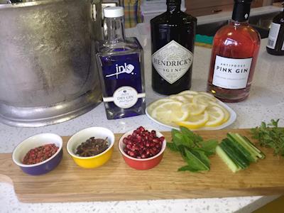 Joanne's Garden to Table GARDEN PARTY - Gin + Tonic & botanicals