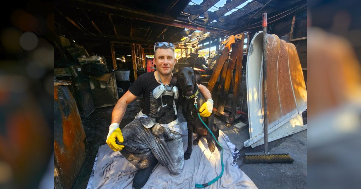 Dog saves owner from fire - Givealittle