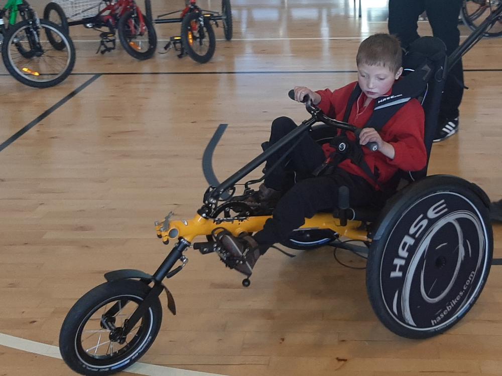 Ollie would love some wheels! Givealittle