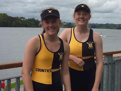 Kenna & Taryn Counties Manukau Rowing Club Rowathon