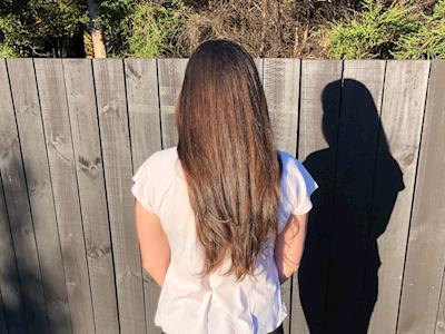 I am donating my hair to make a wig!