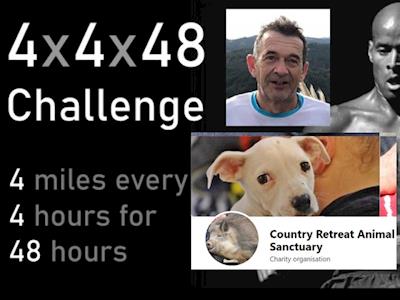 Dan's David Goggins Challenge for Country Retreat Animal Sanctuary
