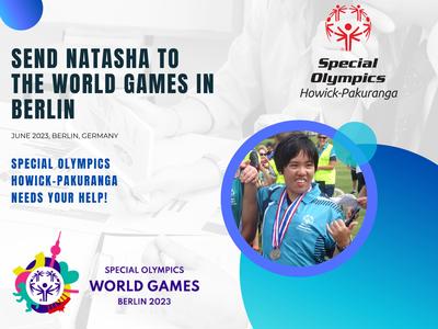 Send Natasha Chang to the Special Olympics World Games in Berlin!