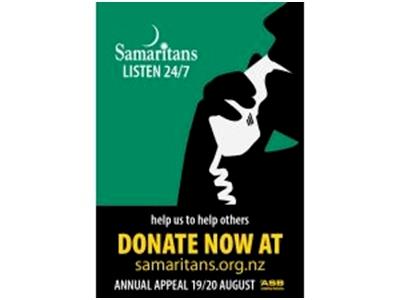 Samaritans Annual Appeal 19/20 August