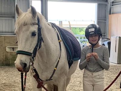 Ella loves horse riding