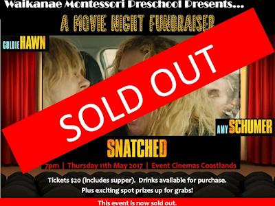 Waikanae Montessori Movie Night - SOLD OUT