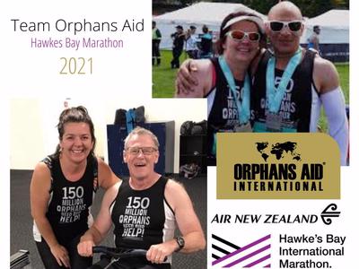 Team Orphans Aid Hawkes Bay Marathon 2021