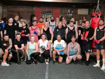 Clash for construction 2024 Fighting for suicide prevention #matesinconstruction #heavyhittersnz