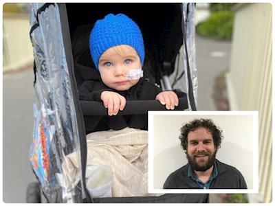 Shaving for Asher!!!