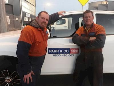 Dads in drag Glenda and Barbara