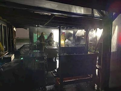 Waikino School - Whare Manu fire