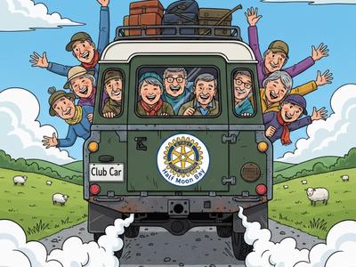 Club Car Half Moon Bay Rotary