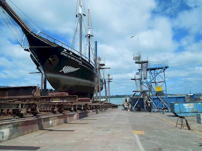 2016 Refit of the Spirit of New Zealand.