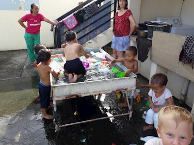 'SAILS' TO PROTECT OUTDOOR PLAY AREA