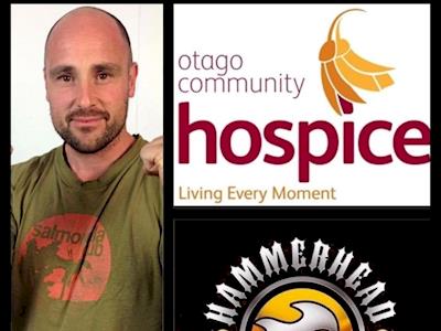 Tom Orchiston fundraising for the Otago Community Hospice