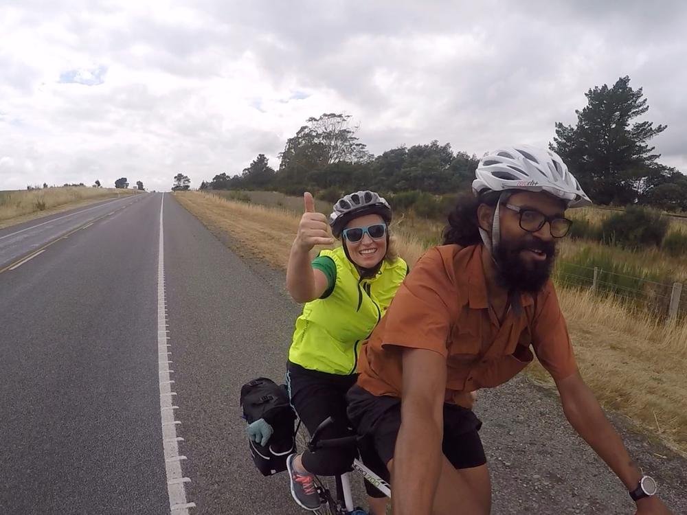 Bike ride with online friends