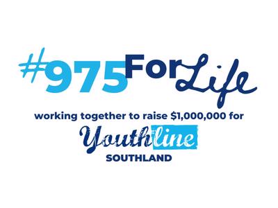 #975ForLife - Raising A Million for Youthline Southland