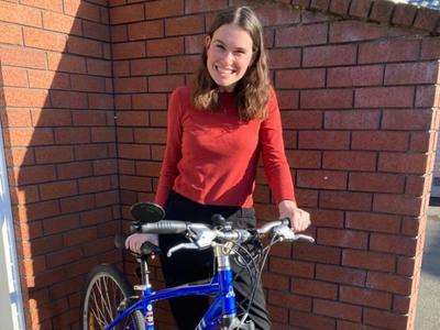 Biking locally to support globally 🚴