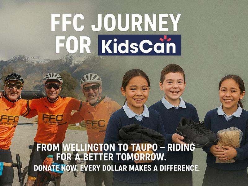 FFC ride for Kidscan - Leaderboard - Givealittle