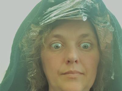 Crazy hair and cupcakes for Angels