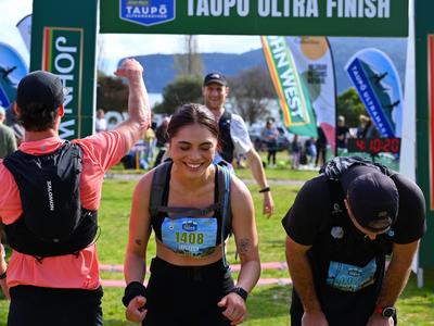 Jay jogs 25kms of the Taupo Ultra