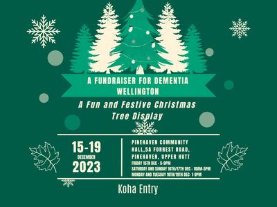 Deck the Halls Christmas Tree Display Fundraiser