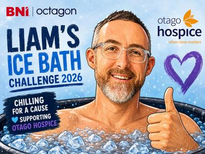 I'm Taking on the 2026 BNI Otago Ice Bath Challenge for Otago Hospice!