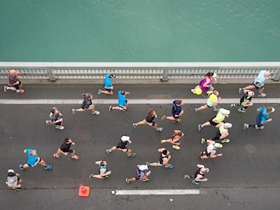 Team HDAA runs the ASB Auckland Marathon