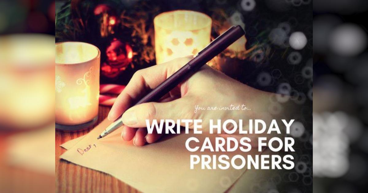 Send prisoners some holiday cheer! Givealittle