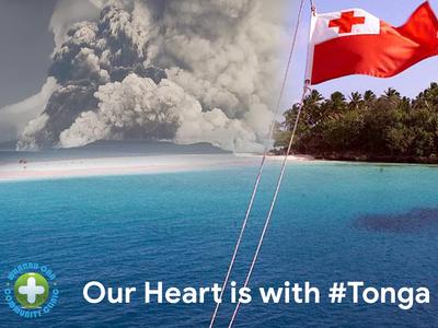 Our Heart is with #Tonga