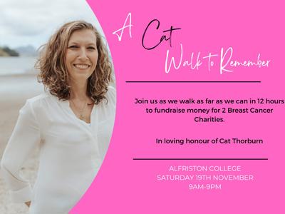 A "Cat" Walk To Remember: Fundraising for Breast Cancer