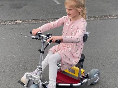 Lydia needs help to get a mobility scooter