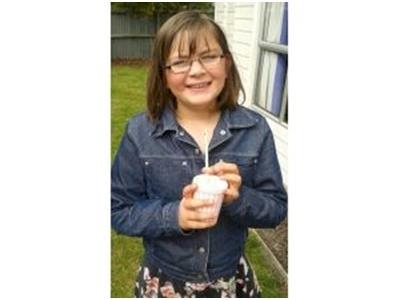 Hannah's BRAVE head shave!