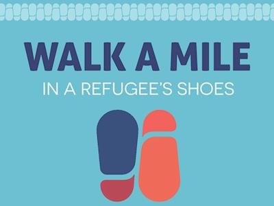 Walk a Mile in a Refugees shoe