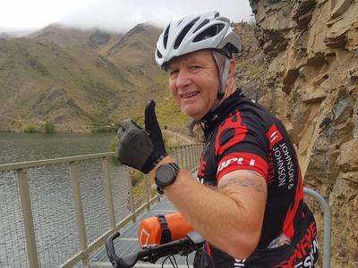 Pete rides for Westpac Chopper