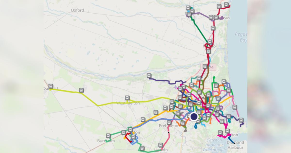 Every bus route in Ōtautahi! - Givealittle