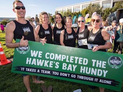 F45 Napier HB Hundy Raising funds