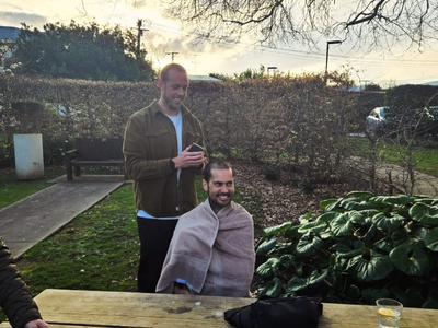 Logan rows a long way