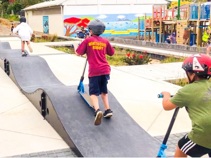 portable pump track