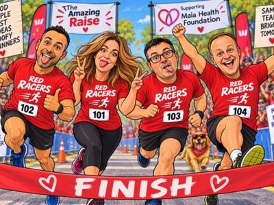 Support the Red Racers in The Amazing Raise for Māia Health Foundation!