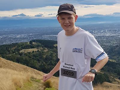 Nathan's fundraiser run for Learn Active