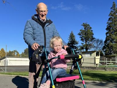 Walking for Hamilton Logan