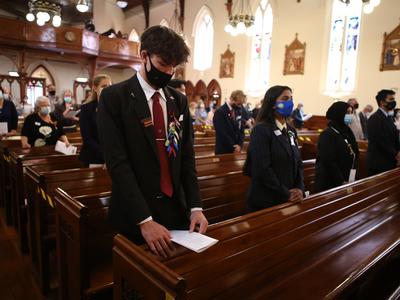 James is swimming for St Pat's