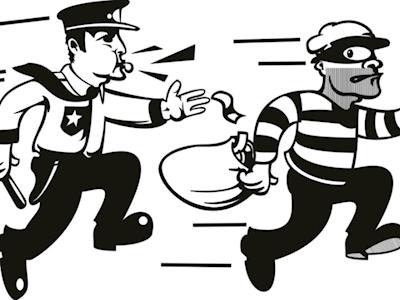 Running from the law 