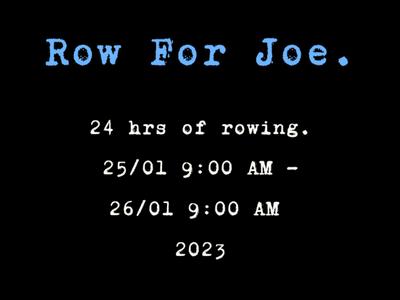 Row for Joe (Joe's Cancer Battle)