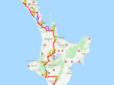 Cycling North Island to save our Coastlines